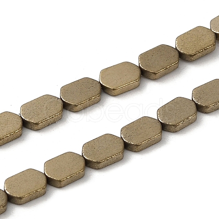 Electroplated Synthetic Non-Magnetic Hematite Beads Strands G-E610-A01-AB-1