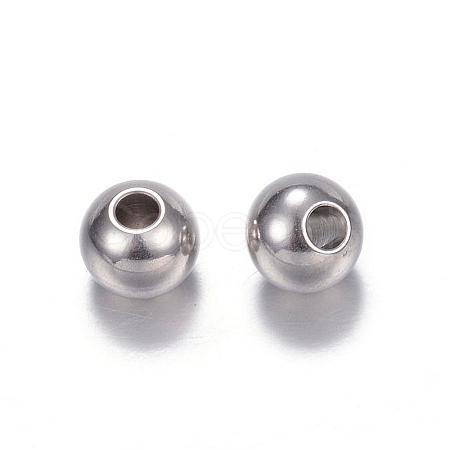 Tarnish Resistant 201 Stainless Steel Beads STAS-D447-35C-1