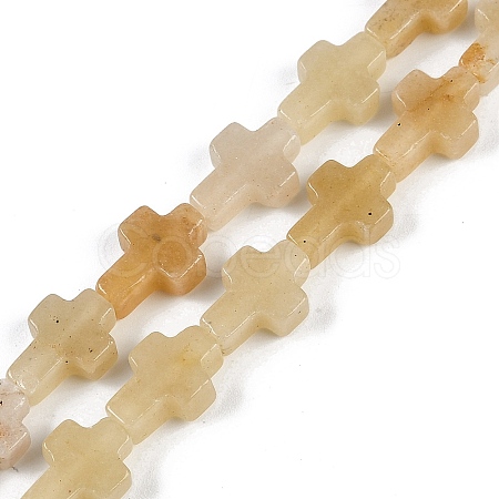 Natural Topaz Jade Beads Strands G-I369-A10-01-1