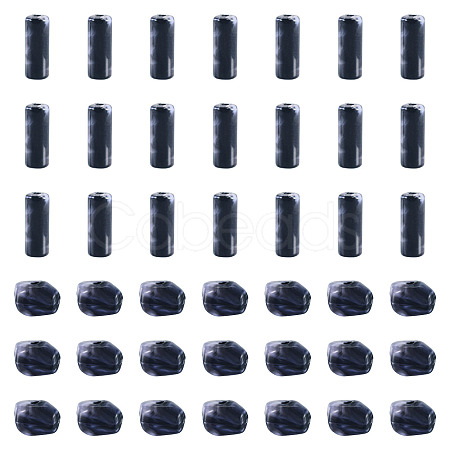 90Pcs 2 Styles Opaque Acrylic Imitation Gemstone Beads OACR-TA0005-14A-1
