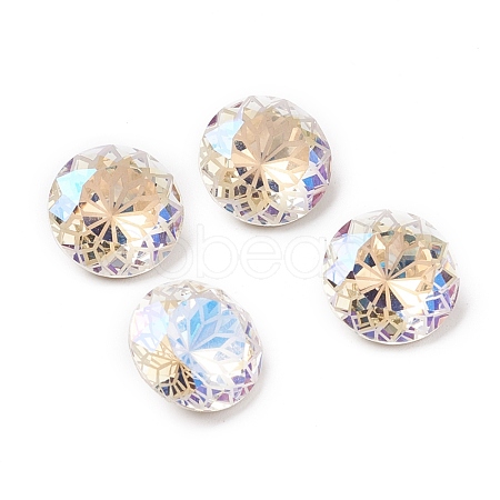 K9 Glass Rhinestone Pointed Back Cabochons RGLA-P030-06A-001MO-1