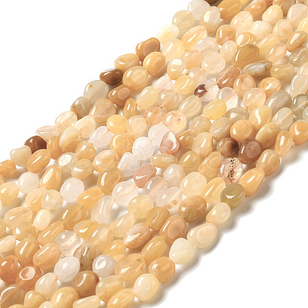 Natural Yellow Aventurine Beads Strands G-I351-A02-1