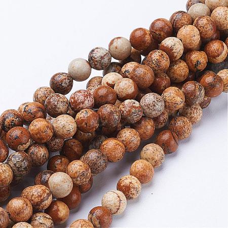 Gemstone Beads Strands GSR6mmC016-1