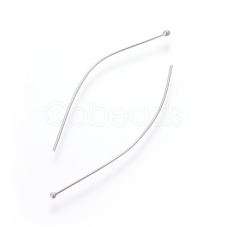Non-Tarnish 304 Stainless Steel Ball Head Pins X-STAS-E452-01P-D-1