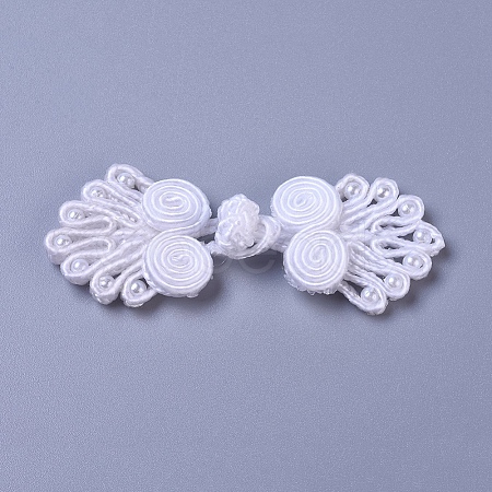 Handmade Chinese Frogs Knots Buttons Sets BUTT-WH0014-29D-1