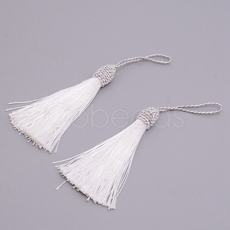 Polyester Tassel Big Pendant Decorations AJEW-WH00169-01-01-1