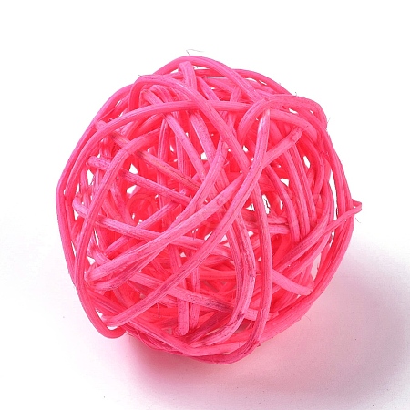 Wicker Rattan Balls AJEW-CJC0001-02L-1