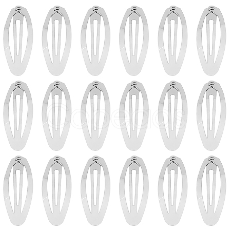 100Pcs Iron Hair Clip Findings PHAR-SC0001-002B-1