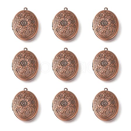 Brass Locket Pendants ECF133-2R-1