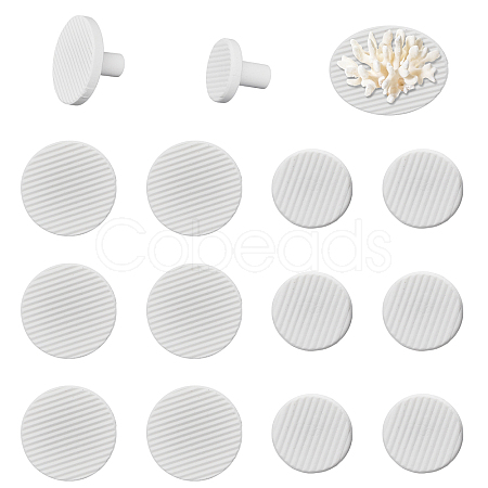 24Pcs 2 Style Porcelain Coralline Coral Frag Tiles AJEW-CA0003-37-1