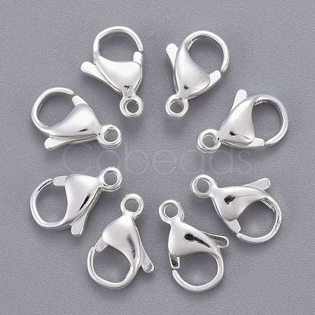 304 Stainless Steel Lobster Claw Clasps STAS-E464-21A-S-1