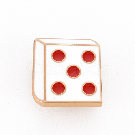 Rack Plating Alloy Enamel Brooches JEWB-S011-139-NR-1