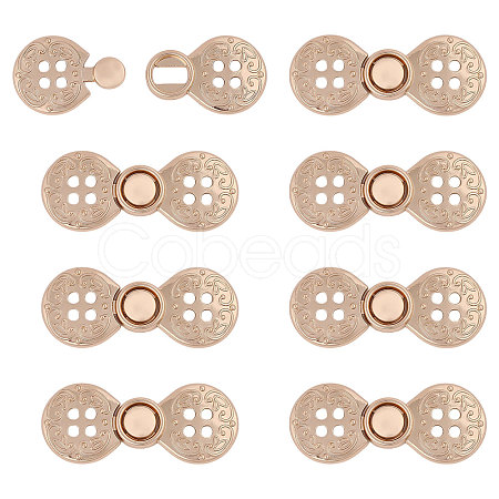 Zinc Alloy Snap Lock Clasps FIND-WH0149-96KCG-1
