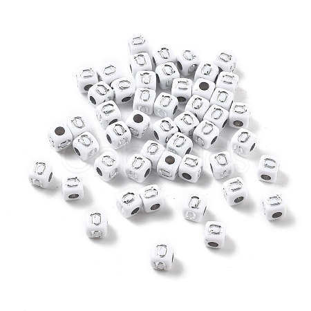 Opaque Acrylic Beads OACR-D282-06Q-1