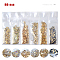 Glass Rhinestone Flat Back Cabochons, Nail Art Decoration Accessories, Faceted, Half Round, Mixed Color, 2.4mm, about 1440pcs/bag