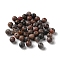 Acrylic Beads, Imitation Gemstone, Round, Coconut Brown, 8mm, Hole: 1.8mm