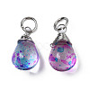 Transparent Glass Pendants GLAA-Q026-09-3