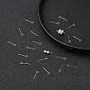 Tarnish Resistant 304 Stainless Steel Eye Pin X-STAS-R045-15mm-3