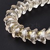 Transparent Glass Beads Strands LAMP-H061-01D-02-5