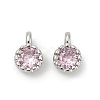 Brass Pave Cubic Zirconia Pendants KK-H204-03P-04-1