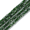 Synthetic Green Goldstone Beads Strands G-F748-P03-01-1