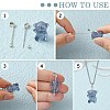 925 Sterling Silver Pendant Bails STER-P048-01C-S-3