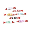 201 Stainless Steel Enamel Pendants STAS-C138-02A-G-1