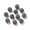 Unwaxed Natural Lava Rock Beads X-G-F325-8mm-A09-1