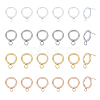 24Pcs 4 Colors 304 Stainless Steel Stud Earring Findings STAS-FH0001-64-1