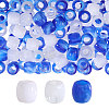 3 Bags 3 Colors Plastic European Beads KY-CA0001-63B-1