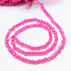 Natural Agate Bead Strands X-G-R344-3mm-34-2