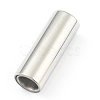 Tarnish Resistant 304 Stainless Steel Magnetic Clasps with Glue-in Ends STAS-O148-06D-2