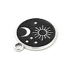 Alloy Enamel Pendants ENAM-I053-D06-3