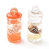 Translucent Resin Pendants RESI-D067-01A-2