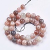 Natural Multi-Moonstone Beads Strands X-G-J157-10mm-06-2