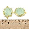 Rack Plating Brass Micro Pave Cubic Zirconia Link KK-M291-25B-3