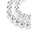 Electroplate Non-magnetic Synthetic Hematite Beads Strands G-Q466-6mm-02-1
