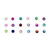 18 Colors Spray Painted Crackle Glass Beads CCG-JP0001-02B-2