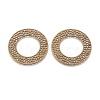 Tibetan Style Alloy Rondelle Big Pendants X-EA13278Y-AB-1