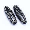 Tibetan Style 12-Eye dZi Beads X-TDZI-P011-01-L-E-2