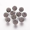 Polymer Clay Rhinestone Beads RB-K050-10mm-C14-1