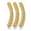 304 Stainless Steel Curved Tube Beads STAS-M071-03J-G-1