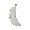 201 Stainless Steel Pendants STAS-S155-02P-02-1