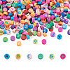 300Pcs Handmade Polymer Clay Colours Beads CLAY-CW0001-02B-11