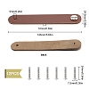 Gorgecraft 12 Sets Leather Handle DIY-GF0004-64-2