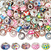 120Pcs Resin European Beads RPDL-SP0001-02-1