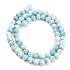 Natural Larimar Beads Strands GG-CBA007A-B01-6.5mm-4