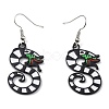 Alloy Dragon Dangle Earrings EJEW-R011-01P-5