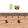 Brass Ear Nuts KK-CBA1A60-08A-G-3