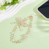 1Pc Alloy & Glass Mobile Straps MOBA-ME0001-01A-4